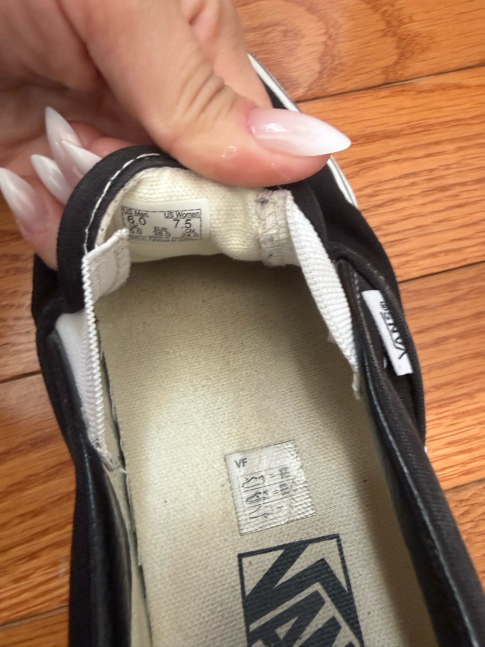 Women’s Black Slip on Vans - Picture 11 of 11